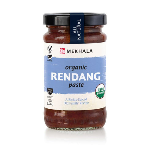 Mekhala Organic Malaysian Rendang Cooking Paste. VEGAN. GLUTEN-FREE. NO ADDED SUGAR. Versatile. HOT (3.53oz)...