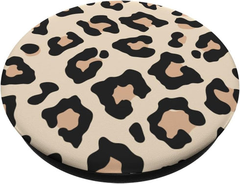 Leopard Cute Print PopSockets PopGrip: Swappable Grip for Phones & Tablets...