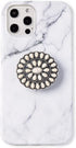 Turquoise Western Phone Grip White Concho Marble Stone Phone Holder...