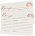 Printed Party Recipe Cards, Rainbow Boho Theme, Set of 50...