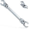 Flex Head Flare Nut Wrench 19 * 21mm Wrench Flexible Flare Nut Line Wrench Metric Flare Nut Wrench Set Metric Flare Tool Flex Tools 40Cr for Autom...