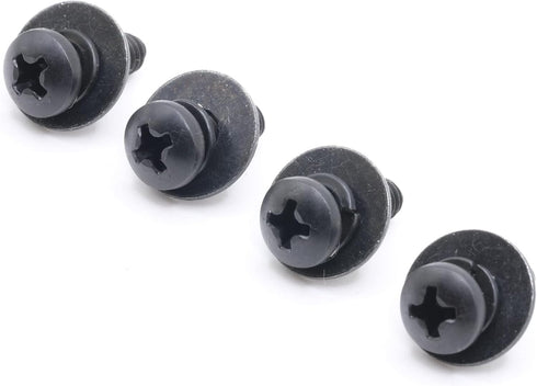 ReplacementScrews VESA Compatible M4 12mm TV/Monitor Wall Mount Screws for 75x75mm and 100x100mm Brackets. Metric Screws & Washers for Mounting An...