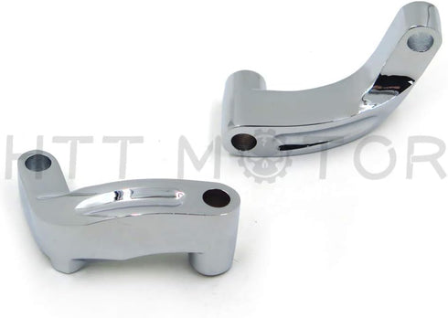 HTTMT MT387-CD Mirrors Mount Adapter Compatible with Harley Heritage Flstc Fxcwc Super Glide Fxdc Wide Cd...