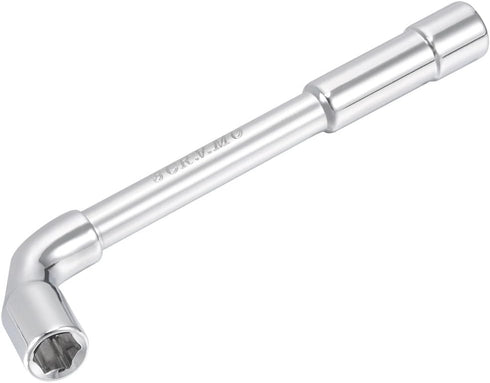 uxcell 6mm Metric L Shaped Angled Hex Socket Wrench Chrome Plated, Cr-V...