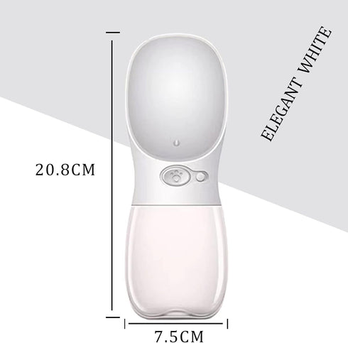 Dog Travel Water Bottle,Portable Dog Water Bottle Pet Drinking Bottle Drink Cup Dispenser for Walking Traveling Hiking, Multifunctional Outdoor Wa...