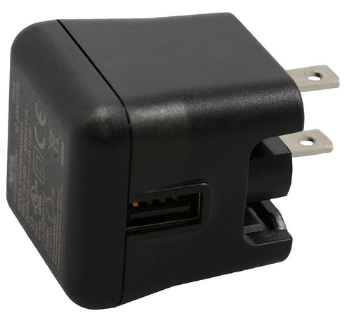Jameco ReliaPro 5V 3A (3000mA) Compact Wall Adapter Power Supply with USB Port Output Foldable Terminals Charger...