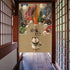 MYRU Lucky Cat Noren Japanese Curtain - Koi Fish Entrance Feng Shui Door Curtain (Cat and Fish, 33 by 59 Inch)...