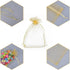 G2PLUS Organza Bags 4×6 Inches, 100PCS Gold Organza Gift Bags with Drawstring, Sheer Mesh Jewelry Pouches, Sheer Candy Bag for Christmas, Wedding ...