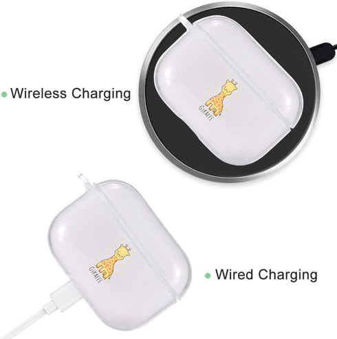 Idocolors Cute AirPods Pro 3 Protective Cover, Soft TPU Clear Case with Keychain, Compatible with AirPods Pro Charging Case 3rd Gen 2019, Cartoon ...