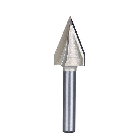 1PC Router Bits 45 Degree V Groove Bit 1/4 Inch Shank Cutting Tool 19/32 Inch Cutting Dia CNC V Bit for Woodworking Door Engraving...