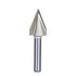 1PC Router Bits 45 Degree V Groove Bit 1/4 Inch Shank Cutting Tool 19/32 Inch Cutting Dia CNC V Bit for Woodworking Door Engraving...