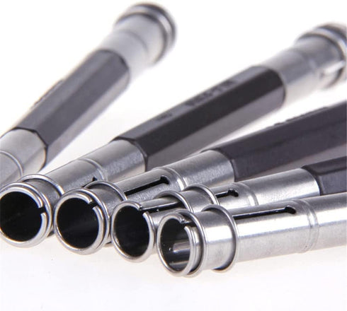 2 Pcs Stainless Steel Dual Head Pencil Extender Holder Double-Headed Pencil Stationery Accessories for Stationery Practical Tool That Doesn't Wast...