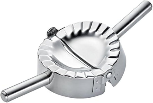 Stainless Steel Ravioli Mold Dumpling Press Maker Wrapper Pierogie Pie Crimper Pastry Dough Cutter Kitchen Gadgets (M-4inch)...