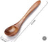 Wooden Spoons 6 Pcs Set Beechwood Honey Spoons for Tea Non Stick Kitchen Cookware Wooden Utensils Natural Wood Spoons for Honey, Coffee, Salad Ser...