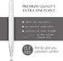 White Paint Pen, 0.7mm Acrylic 2 White, 2 Gold, 2 Silver Permanent Marker Pens for Wood Rock Plastic Leather Glass Stone Metal Canvas Ceramic Mark...