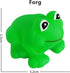 Kids Bath Toys 12PCS Rubber Frogs Squeak Toys and Float Frogs Baby Shower Toys, Swimming Bathtub Toys...