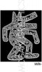 Bruce McGaw Graphics Dog, 1985 by Keith Haring, Art Print Poster, Paper Size 14" x 11" Image Size 10" x 8"(2488)...