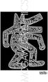 Bruce McGaw Graphics Dog, 1985 by Keith Haring, Art Print Poster, Paper Size 14" x 11" Image Size 10" x 8"(2488)...