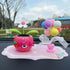 Rose Red Solar Dancing Flower Car Dashboard Decorations - Funny Solar Powered Dancing Flower Pot Flower Swinging Toy for Car Decor Funny Gifts for...