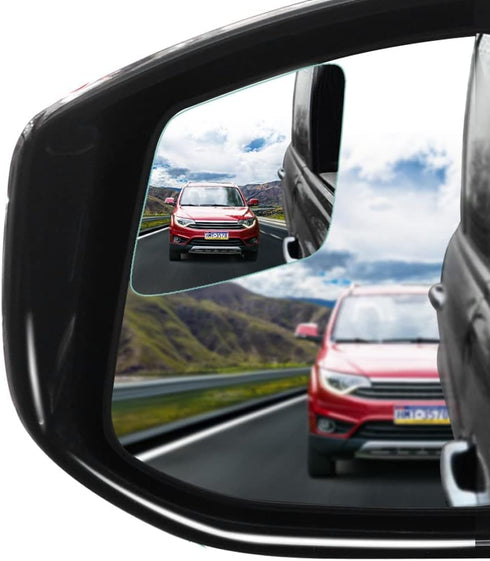 POMFW Blind Spot Mirror, 2 inch Rearview Convex Side Mirrors for Cars SUV Truck Van Stick on 3M Adhesive, Rear View HD Glass Frameless Sway Rotate...