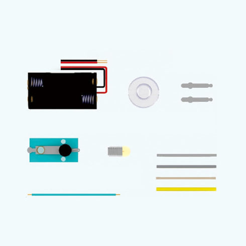 Electrical Circuit Experiment Kit, Small Bulb Lights Up Kit Basic Physic Science Playset Educational STEM Kit A OneSize Science Kits and Toys Flas...