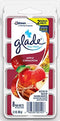 Glade Wax Melts Air Freshener, Scented Candles with Essential Oils for Home and Bathroom, Apple Cinnamon, 8 Count...