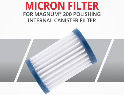 Marineland Micron Magnum 200 Polishing Internal Canister Filter for Aquariums up to 60 Gallons, Crystal Clean Water...