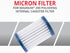 Marineland Micron Magnum 200 Polishing Internal Canister Filter for Aquariums up to 60 Gallons, Crystal Clean Water...