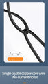 Waterproof Bass Boosting Headphones. Wired Earbuds with Microphone. for Kids, School, Gym, Gaming, Music (Blue)...