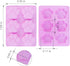 Cat Paw Chocolate Silicone Mold 2PCS-6 Cavity Puppy Dog Paw Shaped Candy Cookie Silicone Mould Ice Cube Tray Homemade Dog Treats Baking Tools...