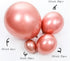 100pcs Metallic Rose Gold Latex Balloons Various Sizes Chrome Balloon 18/12/10/5 inch Helium Balloon Perfect for Birthday Valentines Baby Shower B...