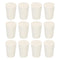 MECCANIXITY Rubber Tapered Plug 11mm to 15mm Solid Test Tubes Bungs Stopper White for Lab Home 12 Pieces...