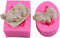 2Pcs 3D Sleeping Baby Silicone Chocolate Candy Fondant Mold Handmade Soap Candle Mold Baby Shower Party 1st Birthday Party Cake Topper Decoration ...