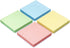 Sticky Notes 3x3 Self-Stick Notes Bright Colors Sticky Notes 4 Pads 100 Sheets/Pad (Pastel)...
