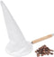 Imusa USA J100-4-50 Coffee Cloth Strainer with Wood Handle, White, 1 Count (Pack of 1)...