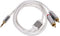 Monoprice Audio Cable - 3 Feet - White | Stereo Male to RCA Stereo Male Gold Plated Cable for Mobile...