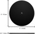 Audimi Mini Round Mouse Pad 6 x 6 Inch, Small Mouse Mat Non-Slip Rubber Base for Laptop PC Office Working Wireless Mouse Home Office Travel, Porta...