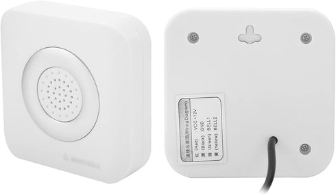 Doorbell, 12V Wired Doorbell,90dB Door Bell Chime,Home Access Control System Supporting No Install Battery for Home Safety, Doorbell, doorbell chi...
