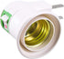 E27 Lamp Socket Adapter with Switch,Plastic Standard Screw-in Socket Outlet Converter Bulbs for Home (2 packs)...