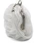 Rose Shaped Evening Bag Soft Satin Clutch Purse Floral Wristlet Handbag for Women Wedding Party Purse...