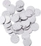 KISSITTY 100-Piece 5/9" Diameter (15mm) Blank Stainless Steel Stamping Tag Charms Stamping Blanks Smooth Polished Flat Round Disc Pendants 18 Gaug...