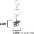 BONSNY Enamel Metal Novelty Fantasy Dragon Dinosaur Keychains For Women Gift Car Purse Rings Charms Lucky Symbol...
