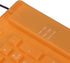 ASHATA Foldable Silicone Keyboard USB Wired Keyboard Mute Waterproof Rollup Keyboard for PC Laptop Notebook, 2 Color, 108 Keys(Orange)...