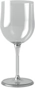 Portable Collapsible Plastic Wine Glass (BPA Free) with a Safety Carrier 1pcs (Transparent)...