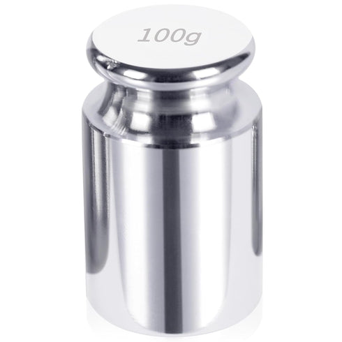 QP Calibration Weights, 100 Gram OIML Class M1 High Precision Scale Weights, Stainless Steel Gram Weights, Chrome Finish, Scale Calibration Weight...