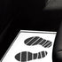 20 Pcs Car Foot Mat Disposable Paper Floor Mats Waterproof Car Floot Mat Black White Auto Foot Pads Universal Car Floor Protector Cover 15 x 20 in...