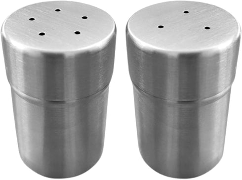 Stainless Steel Sugar Shakers Spice Salt Pepper Organizer Container Dust-proof Stainless Steel Salt Shakers...