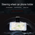Car Steering Wheel Phone Mount, Portable Steering Wheel Phone Holder Mount Clip, Steering Wheel Smartphone Mount, Phone Holder Universal for Most ...