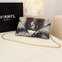 CLARA Women Fashion Snakeskin Pattern Clutch Handbag Envelope Bag Chain Shoulder Bag Evening Party Bag...
