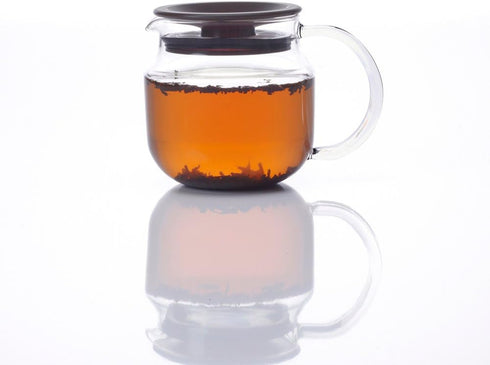 Kinto 8685 One-Touch Teapot, 21.8 fl oz (620 ml), Brown...